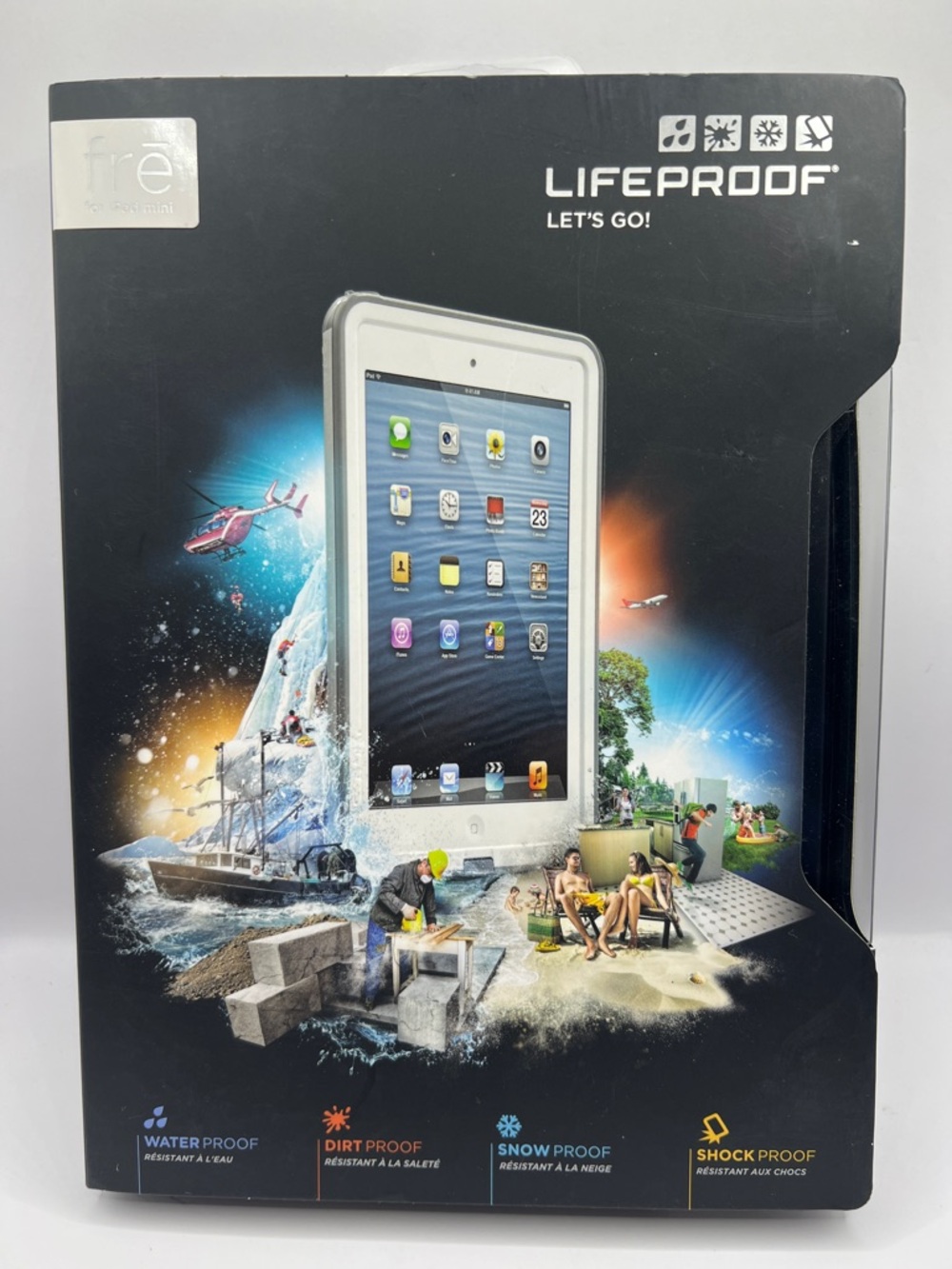 Lifeproof Case for IPad Mini Frē Brand New!! Life Proof white and gray